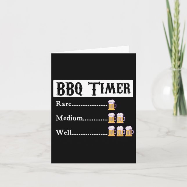 Tarjeta Bbq Timer Byrbecue (Anverso)