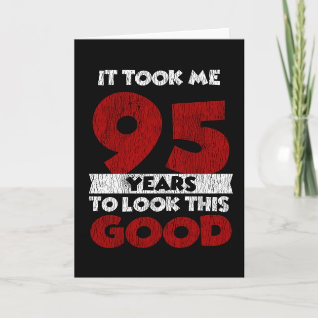 Tarjeta Bday De 95 Años Me Llevó A Ver Bien El Cumpleaños  (Anverso)