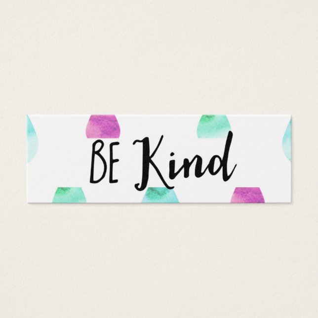 Tarjeta "Be Kind Random Acts" de bondad (Frente)