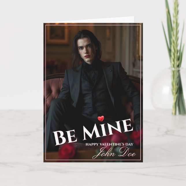 Tarjeta Be Mine – A Quiet Valentine’s Promise (Anverso)