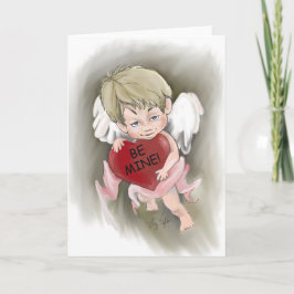 Tarjeta Be Mine El día de San Valentín Blank