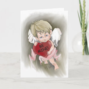 Tarjeta Be Mine El día de San Valentín Blank