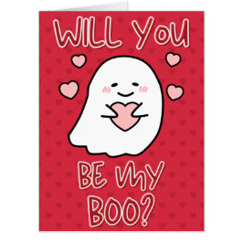 Tarjeta Be My Boo Giant Valentcard