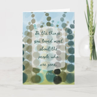 Tarjeta Be The Things Card