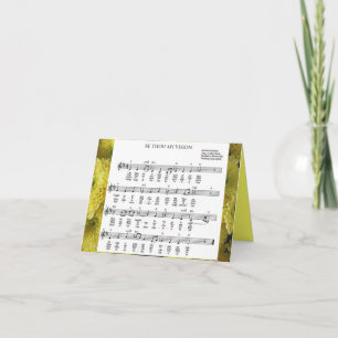 Tarjeta "Be Thu My Vision" Notecard