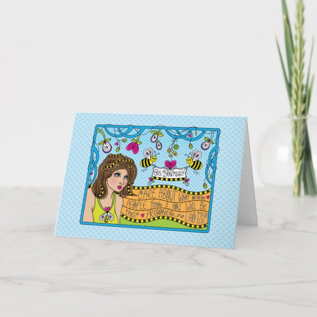 Tarjeta Be Yourself_Greeting (Anverso)