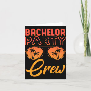 Tarjeta Bea, amigos mejores del partido Bachelor Party Cre