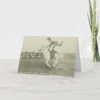 Tarjeta Bea Kirnan truco a caballo.