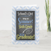 Beach Chalkboard 2025 Sexto Graduación