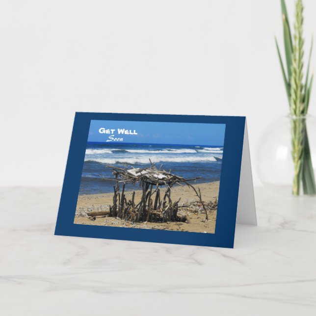 Tarjeta Beach Ling-dos, Ponte bien (Anverso)