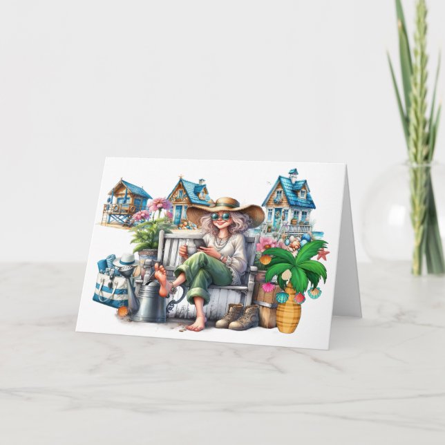 Tarjeta BEACH Personal, Inmobiliaria, Navidades de negocio (Anverso)