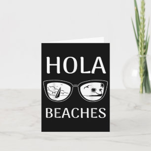 Tarjeta Beach Vacation Shirt Hola Beaches _3