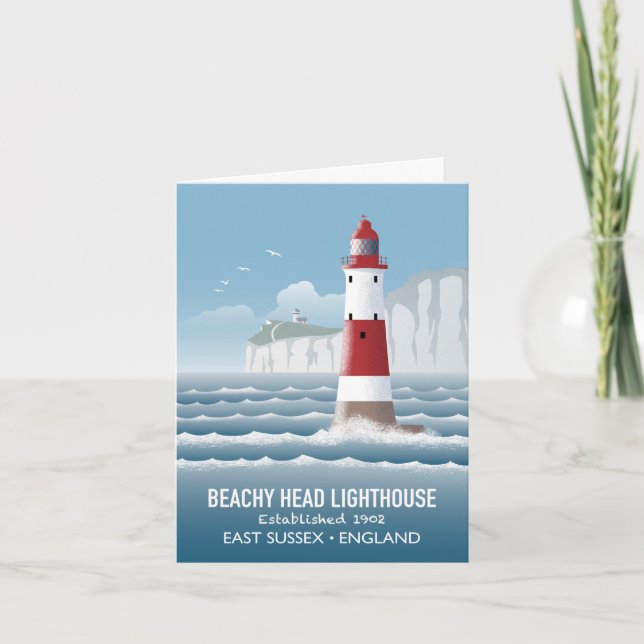 Tarjeta Beachy Head Lighthouse (Anverso)