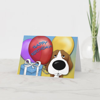 Tarjeta Beagle Birthday Card