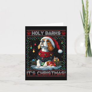 Tarjeta Beagle Christmas Tree Ilumina Decoraciones Perro L