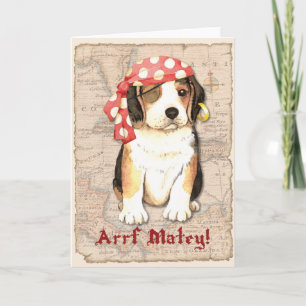 Tarjeta Beagle Pirate