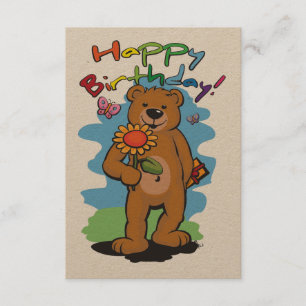 Tarjeta Bear de cumpleaños