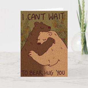 Tarjeta Bear Hug de Witchstix_art