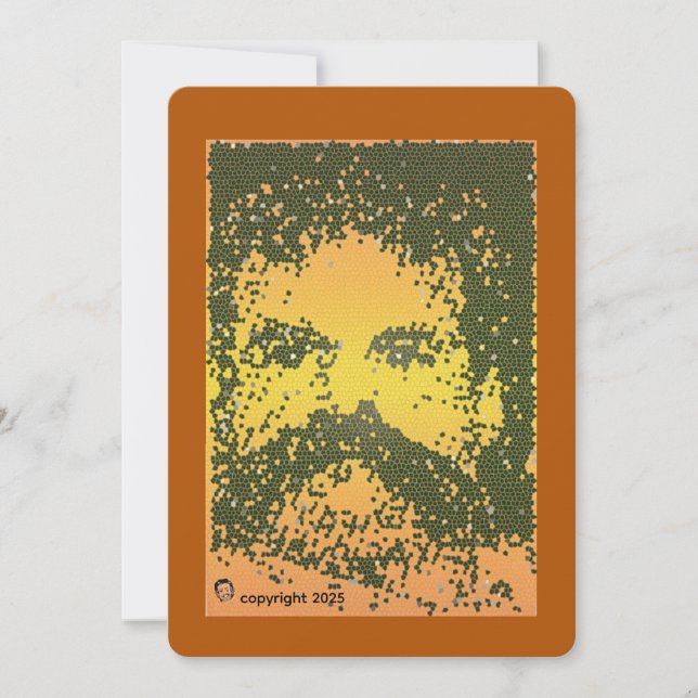 Tarjeta Bear Mosaic vy a Greeting Card Collection (Anverso)