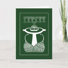 Tarjeta Beardsley Vintage Peacocks Note Card