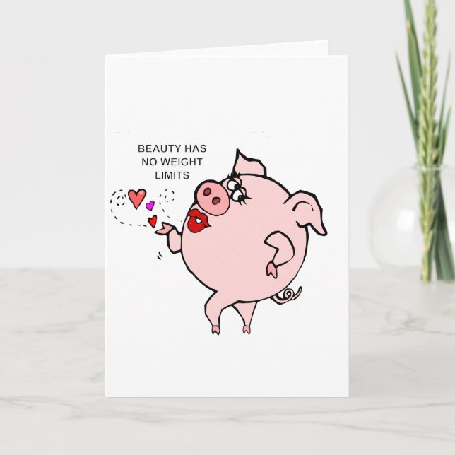 TARJETA BEAUTY PIG (Anverso)