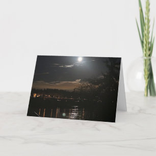Tarjeta Beaver Moon, noviembre de 2017, Bremerton, Washing