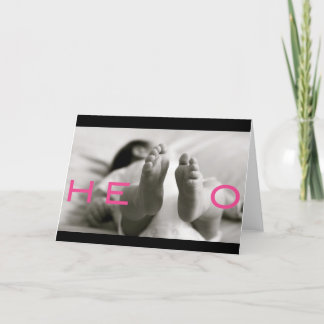 Tarjeta ¡bebé agradable!