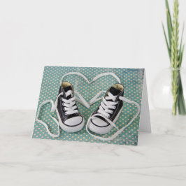 Tarjeta Bebé Boy Sneakers
