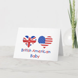 Tarjeta Bebé británico-americano