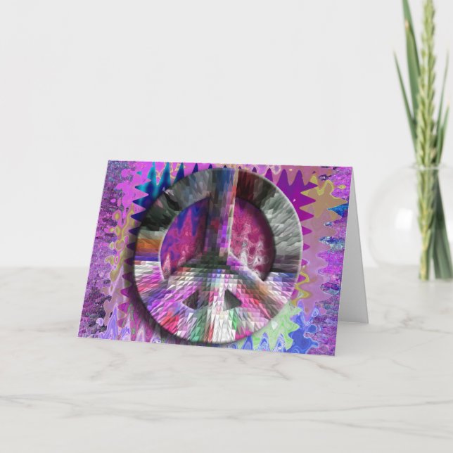 Tarjeta ¡Bebé de la paz! (Anverso)