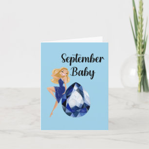 Tarjeta Bebé de Septiembre