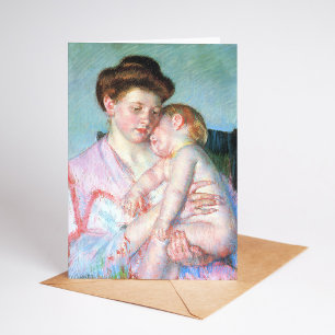 Tarjeta Bebé dormido   Mary Cassatt