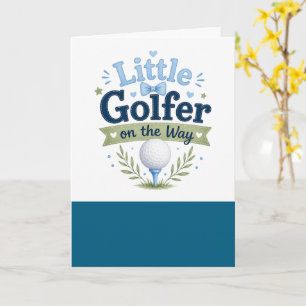 Tarjeta Bebé golf tema niño 