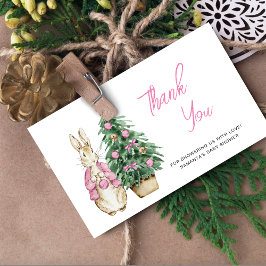 Tarjeta Bebé, hace frío afuera de la ducha bebé gracias