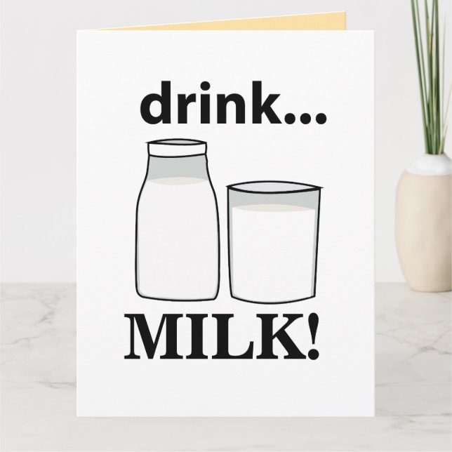 Tarjeta Bebe Leche Leche (Anverso)