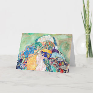 Tarjeta Bebé por Gustav Klimt Pintura de arte