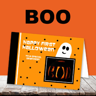 Tarjeta Bebé primero Halloween - Abuela