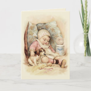 Tarjeta Bebé somnoliento