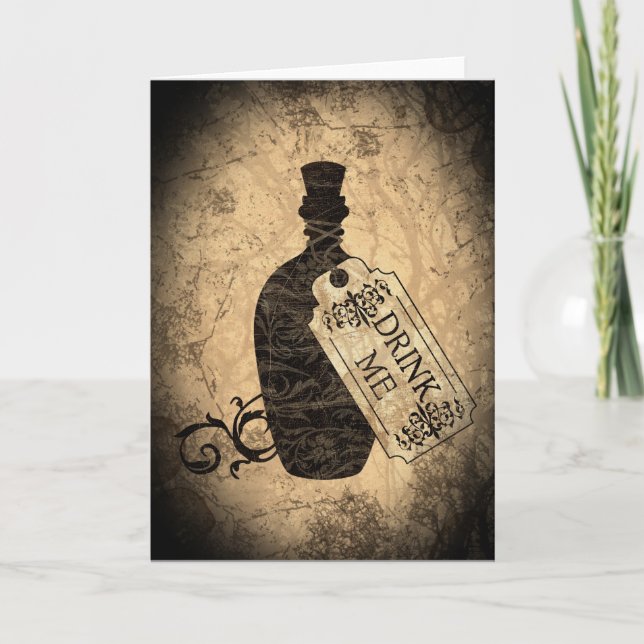Tarjeta Beber la botella (Anverso)