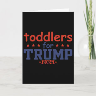Tarjeta Bebés para Trump Niños Trump 2025 Divertido Niño T