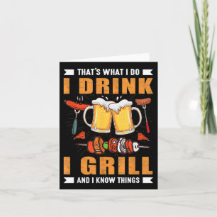 Tarjeta Bebí Yo Grill Funny Bbq Grilling Grillmaster