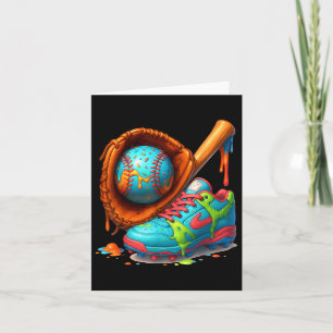 Tarjeta Bebida De Béisbol Para Niños Jóvenes Jóvenes Con H