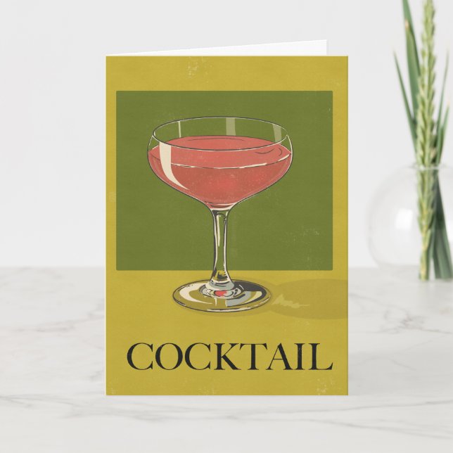 Tarjeta Bebida de cóctel (Anverso)