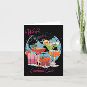 Tarjeta Bebida Epcot World Showcase Tail Club Beber T