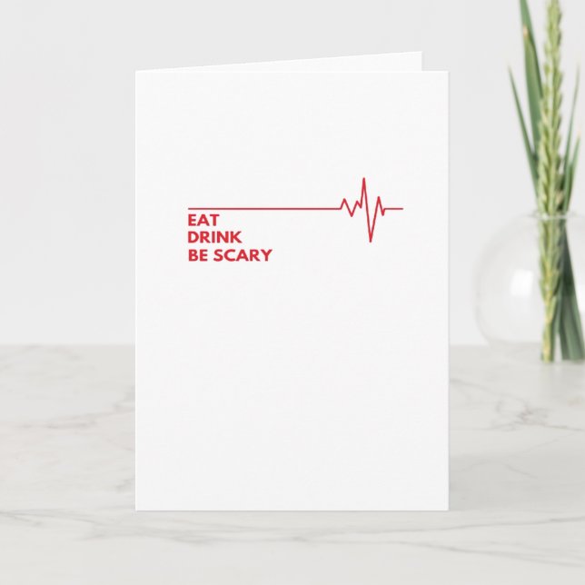 Tarjeta Bebida Que Da Miedo Única En Guay (Anverso)