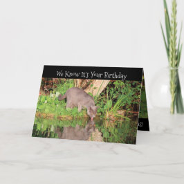 Tarjeta Bebidas de cumpleaños