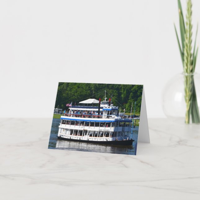 Tarjeta Becky Thatcher Riverboat Notecard (Anverso)