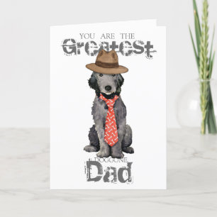 Tarjeta Bedlington Dad