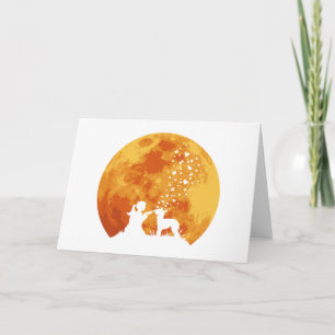 Tarjeta Bedlington Terrier