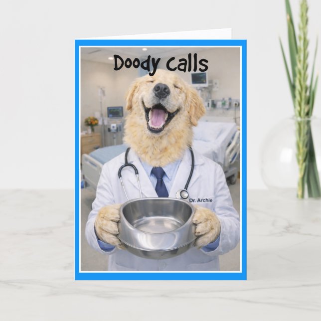 Tarjeta Bedpan 1 Get Well Card  BPB-1 (Anverso)
